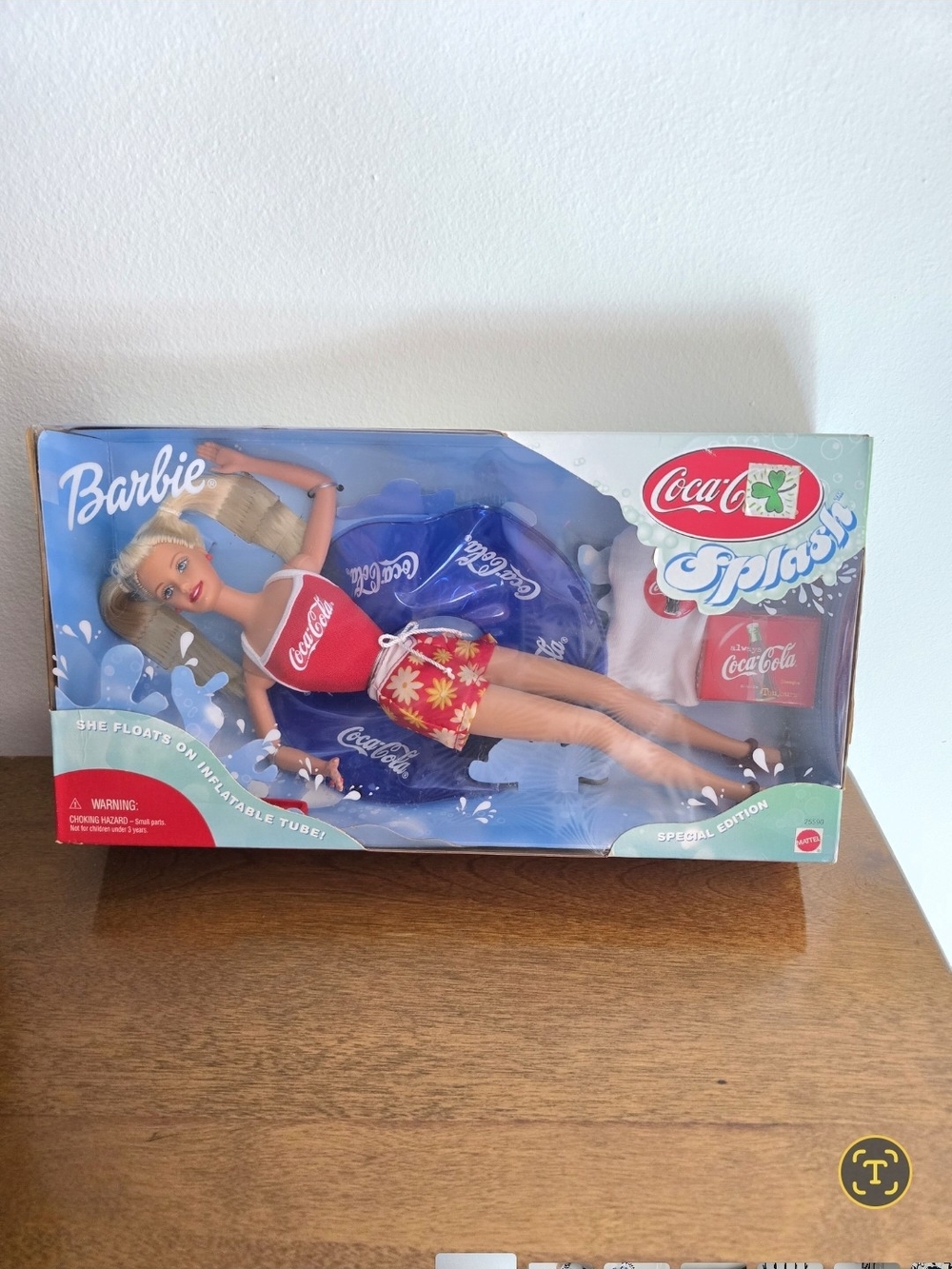 Vintage 1999 Barbie x Coca-Cola Special Edition Doll - Red & Blue